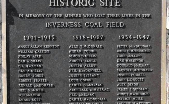 Inverness: coal miners monument -2