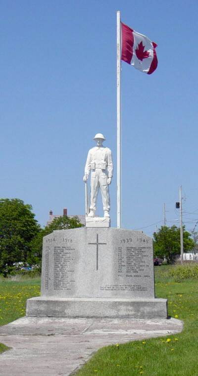 Joggins: war memorial