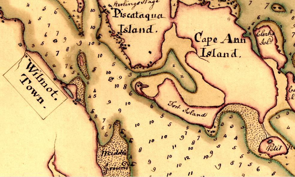 Detail:1764 Map of Canso harbour