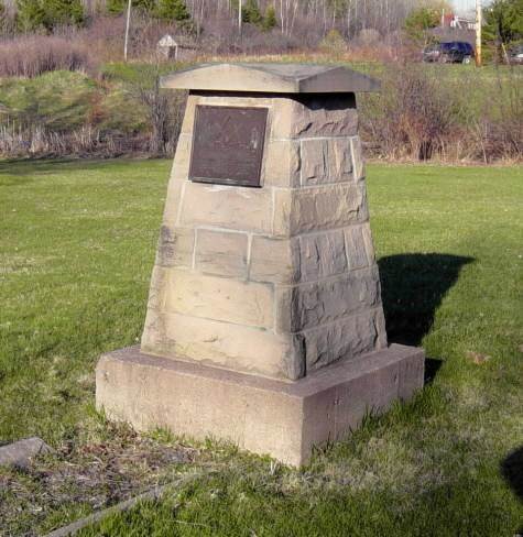 Nova Scotia, Pictou Landing: Walmsley Lodge #14 monument