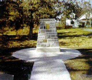 Nova Scotia: Mount Uniacke war memorial, Nov. 1976