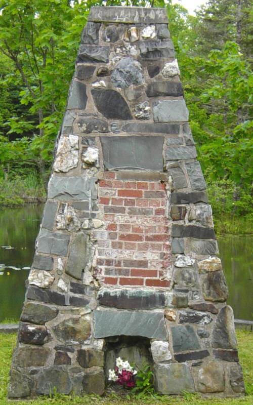 Nova Scotia: Moose River Gold Mine cairn