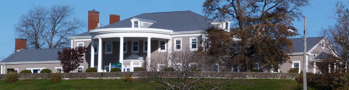 Edward P. Morse mansion at Cornwallis Park, Annapolis County, Nova Scotia, photographed on 6 Nov 2013