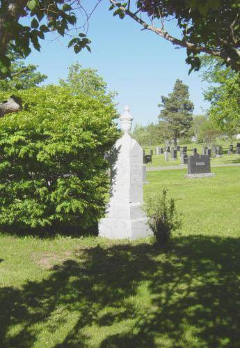 Mona Parsons tombstone, Wolfville