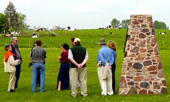 Horton Landing, Nova Scotia: Planters monument