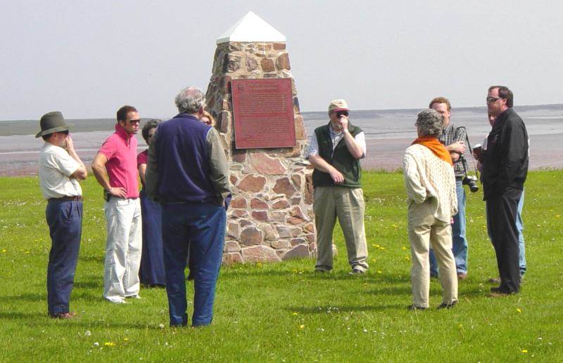 Horton Landing, Nova Scotia: Planters monument