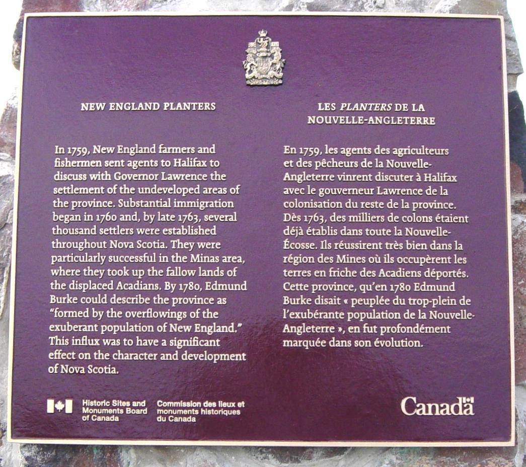 Horton Landing, Nova Scotia: New bronze plaque