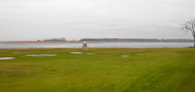 Planters monument, Horton Landing: looking northeast