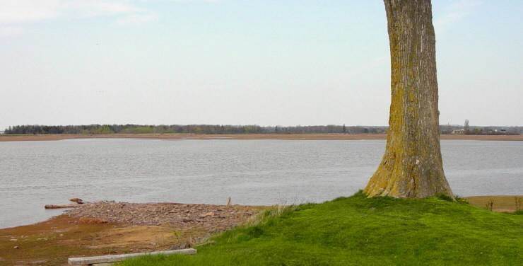 Remains of the old wharf at Horton Landing