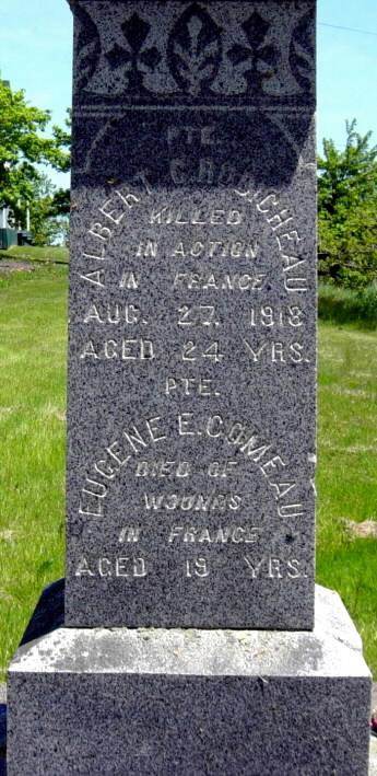 Rossway war memorial, southwest face