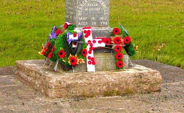 Rossway war memorial, 11 November 2005