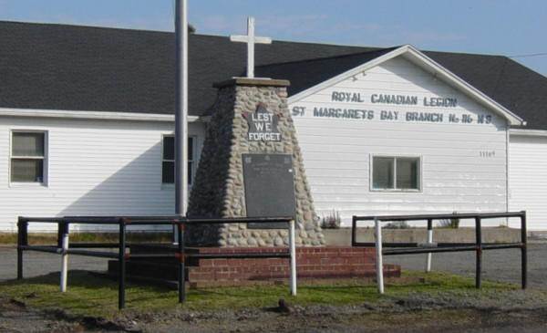 Seabright war memorial, location view