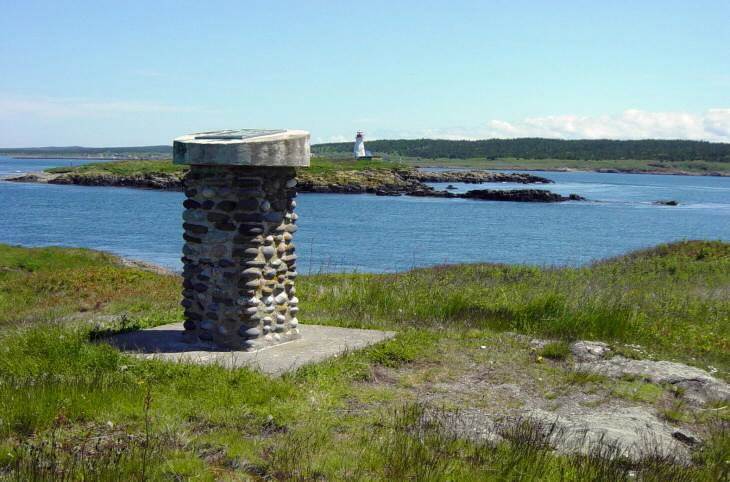 Joshua Slocum monument, general view looking northeast