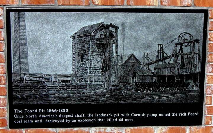 Stellarton: Sobeys Industrial Monument, right side plaque -6