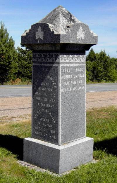 Springfield war memorial monument, north and west faces -6