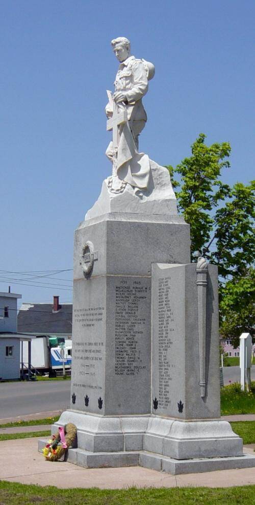 Springhill: war memorial monument