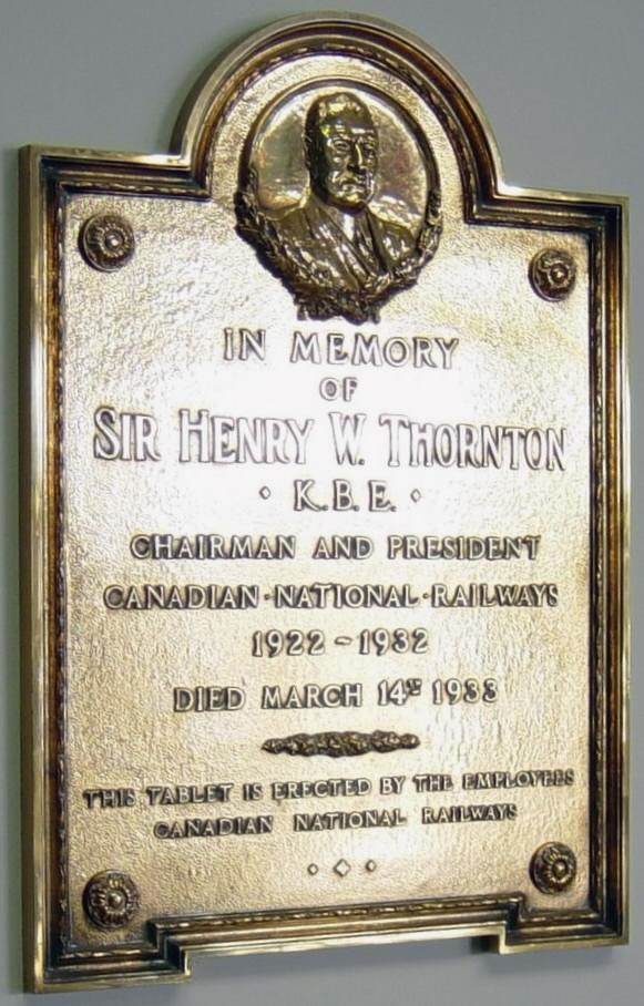 Sir Henry Thornton plaque, Halifax -2