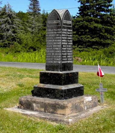 Upper Northfield monument, looking northeast