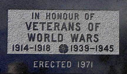 Westchester Station: war memorial
