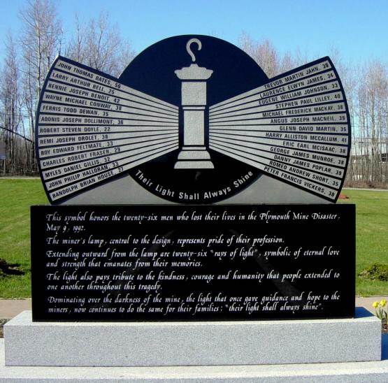 New Glasgow: Westray Miners Memorial