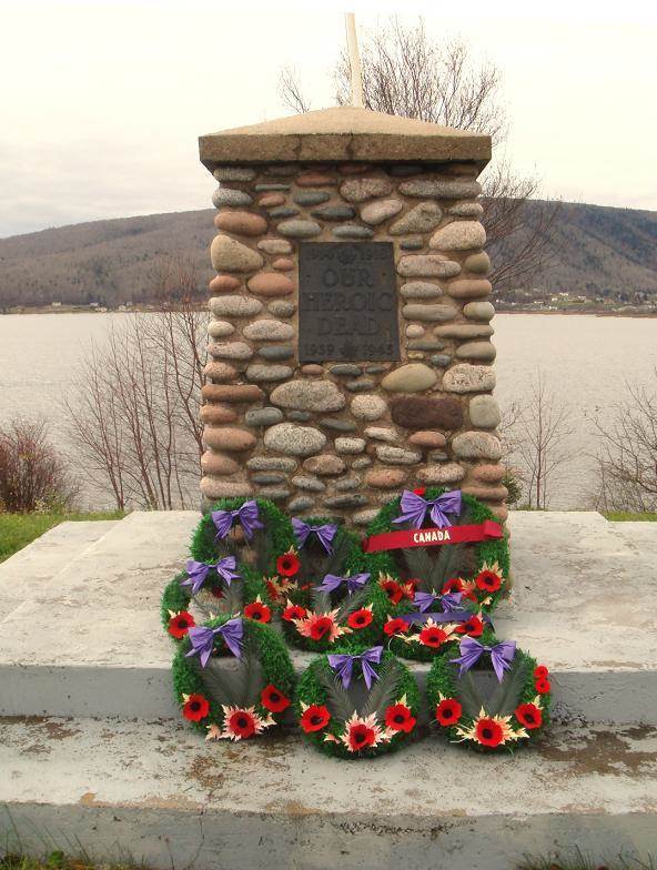 Whycocomagh, Nova Scotia: war memorial monument