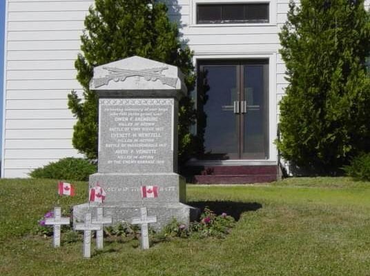 West Northfield monument, general view looking east -3