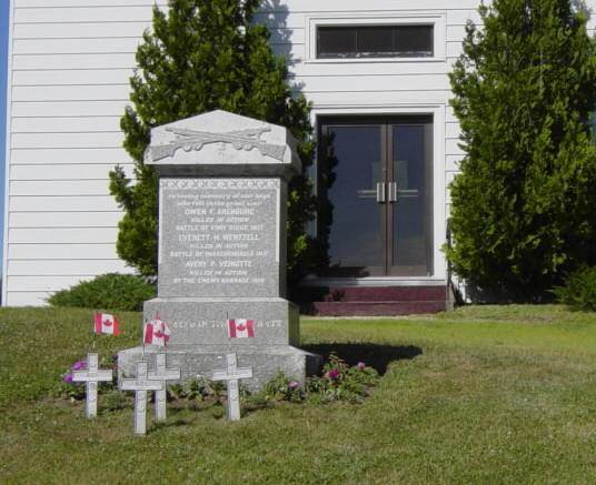 West Northfield monument, general view looking east -3