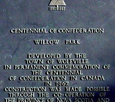 Wolfville: 1967 Centennial of Confederation -1