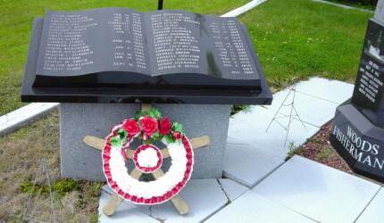 Woods Harbour fisherman's memorial