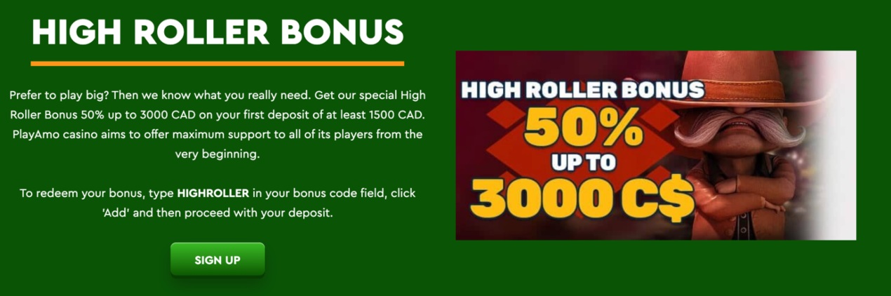 High Roller Bonus